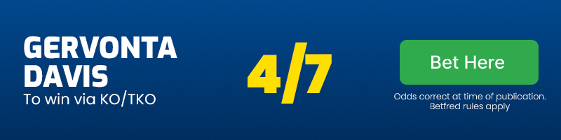 Gervonta to win via ko 4-7