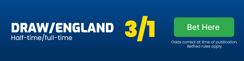 Half-time-full-time - draw-england @ 3-1