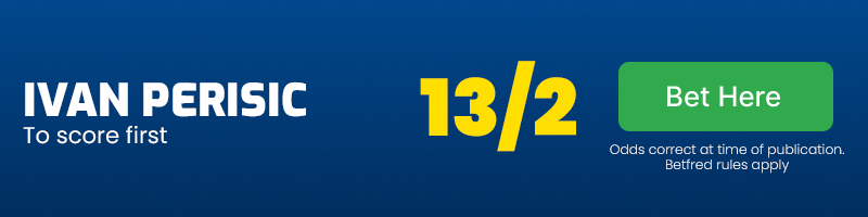 Ivan perisic to score first at 13-2