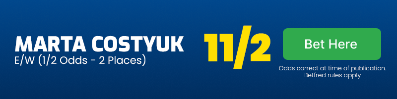 Marta costyuk to win at 11-2
