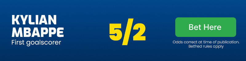 Kylian mbappe first goalscorer at 5/2