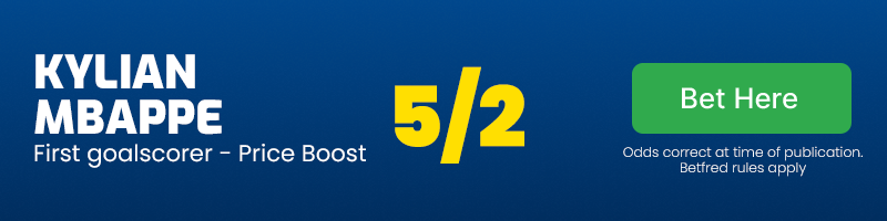 Kylian mbappe first goalscorer at 5/2
