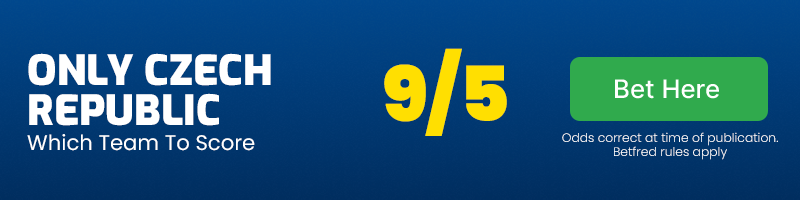 Only czech republic to score at 9-5
