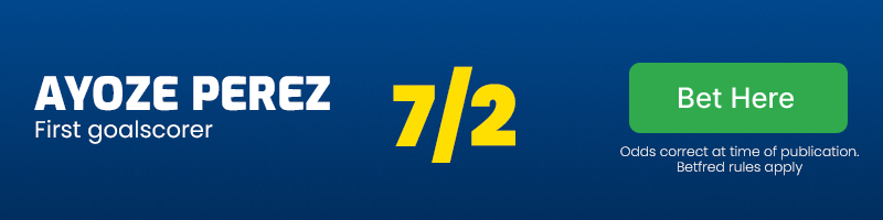 Ayoze perez first goalscorer at 7/2