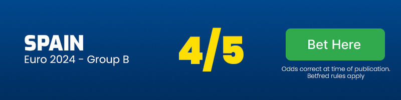 Spain to win group b at 4-5 Spain to win group b at 4-5