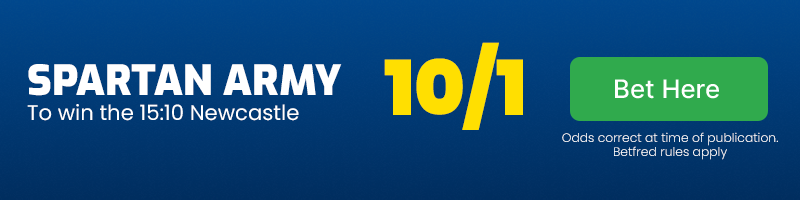 Spartan army to win at 10-1
