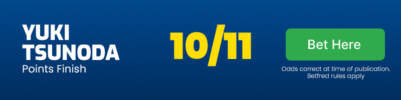 Yuki tsunoda points finish @ 10-11