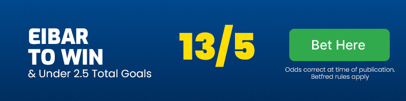 Football bet of the day wednesday 12 june 2024 - eibar to beat real ovideo & under 2. 5 total goals at 13-5