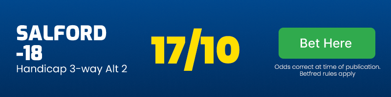 Salford -18 @ 17/10
