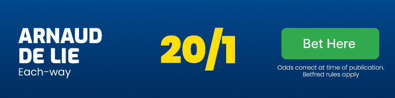 Arnaud de lie e/w @ 20/1