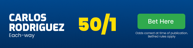 Carlos rodriguez e/w @ 50/1