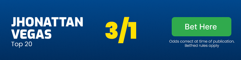 Jhonattan vegas top 20 @ 3/1