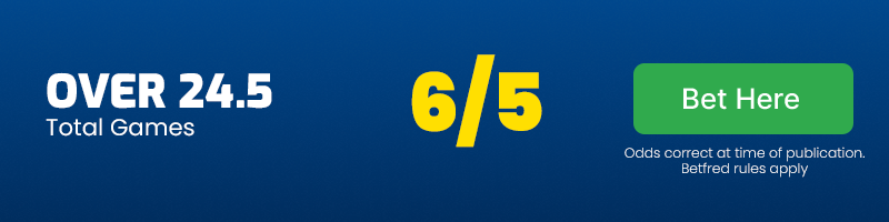 Atp kitzbuhel - over 24. 5 total games in yannick hanfmann (ger) vs matteo berrettini (ita) @ 6-5