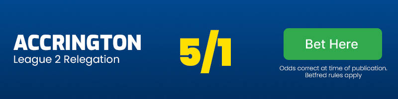 Accrington at 5/1