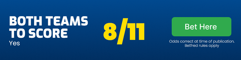 Both teams to score at 8/11