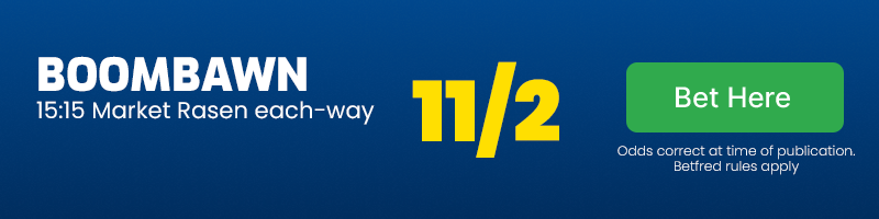 Boombawn 15. 15 market rasen each-way