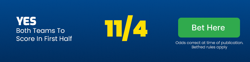 Both teams to score in first half of luzern vs servette @ 11-4
