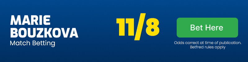 Bouzkova to win at 11-8