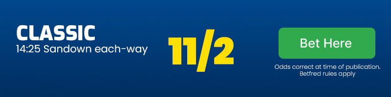Classic 14. 25 sandown each-way