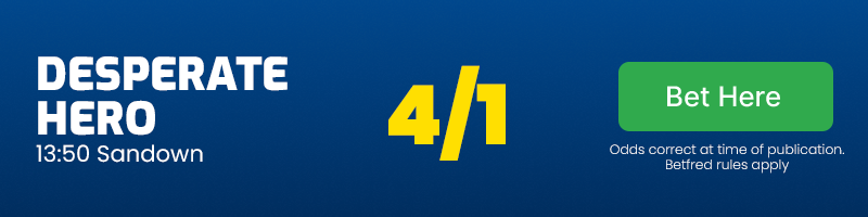 Desperate hero 13. 50 sandown