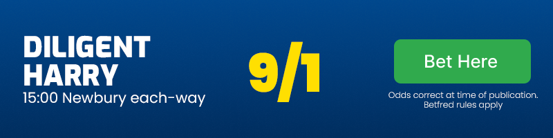 Diligent harry 15. 00 newbury each-way
