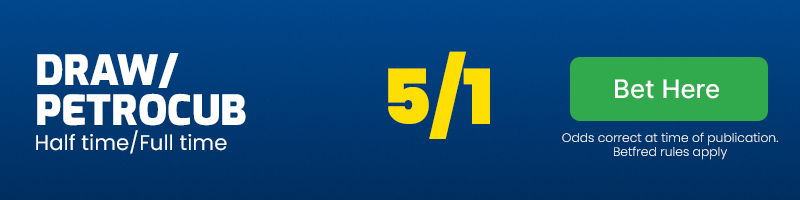 Draw petrocub - ht ft at 5-1