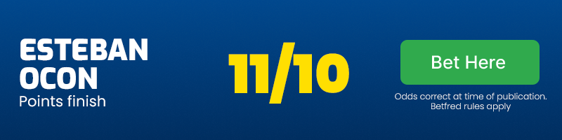 Esteban ocon points finish at 11/10