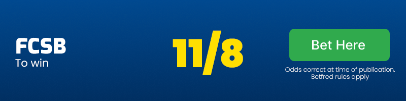 Fcsb to win at 11/8