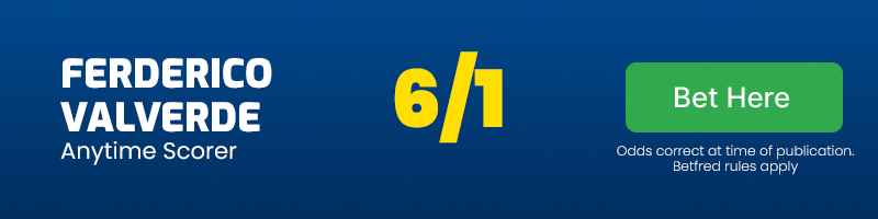 Federico valverede anytime scorer in uruguay vs colombia at 6-1