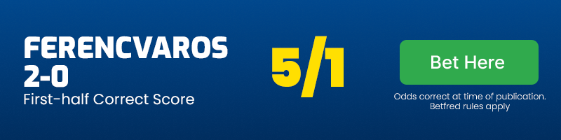 First half correct score 2-0