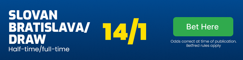 Slovan bratislava/draw at 14/1