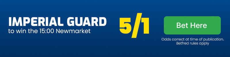 Imperial guard to win 15. 00 at 5-1