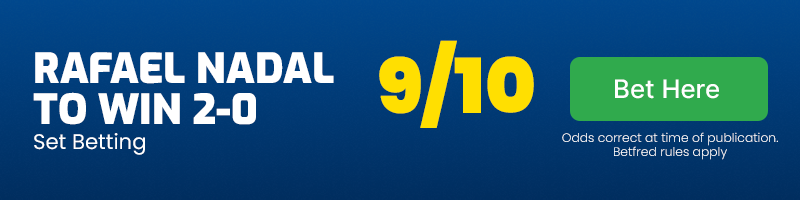 Nadal 2-0 at 9-10