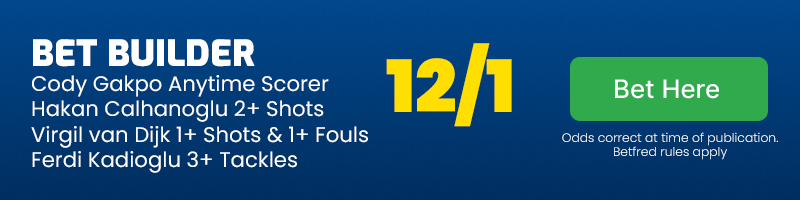 Netherlands vs turkey bet builder @ 12-1