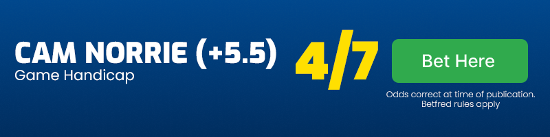 Norrie +5. 5 at 4-7