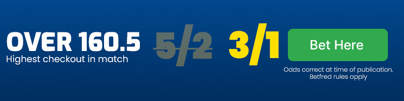 Over 160. 5 at 3-1