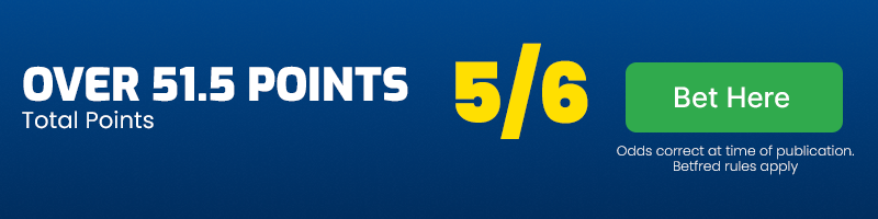 Over 51. 5 points at 5-6