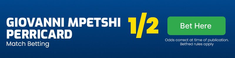 Perricard to win at 1-2