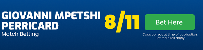 Perricard to win at 8-11