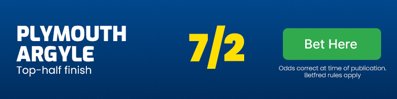 Plymouth top-half finish at 7-2
