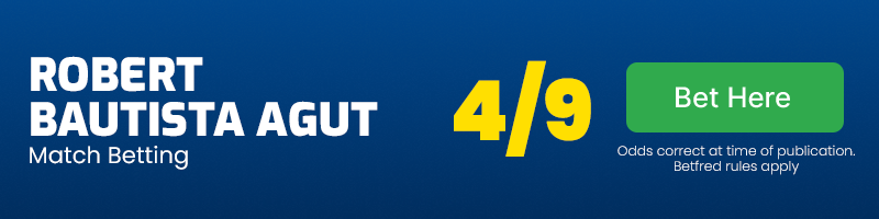 Robert bautista agut to win at 4-9