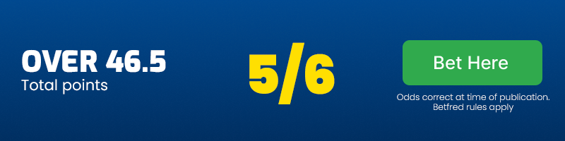 Over 46. 5 points at 5/6