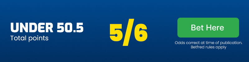 Under 50. 5 points at 5/6