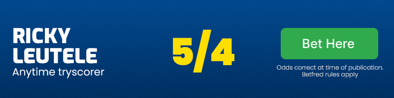 Ricky leutele anytime goalscorer at 5/4