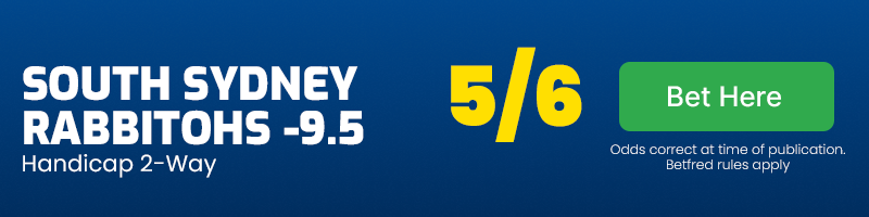 South sydney rabbitohs -9. 5 at 5-6