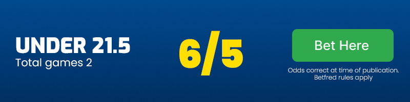 Under 21. 5 games at 6/5