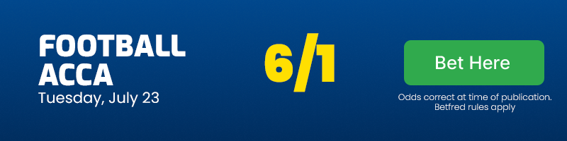 Football accumulator tips - tuesday july 23 2024