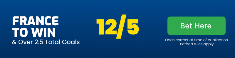 France olympic to beat argentina olympic & over 2. 5 total goals @ 12-5 - football bet of the day friday august 2 2024