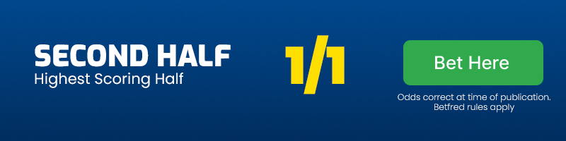 Highest scoring half in partizan vs dynamo kyiv - second half @ 1-1