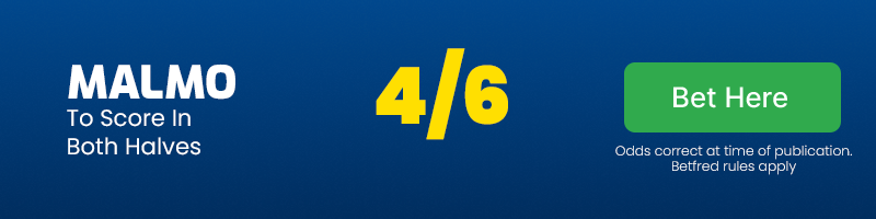 Malmo to score in both halves vs ki @ 4-6